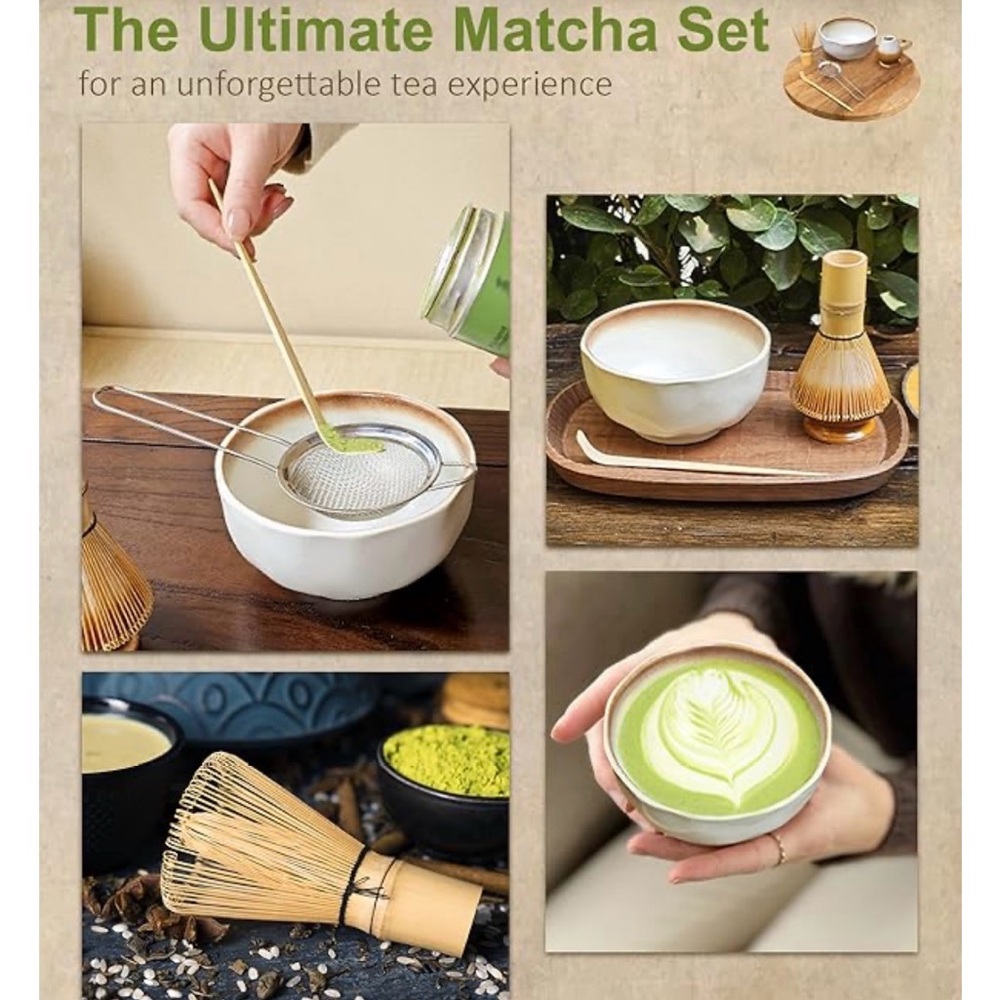 Matcha Whisk Set 5 piece - New in Box - Picture 3 of 5